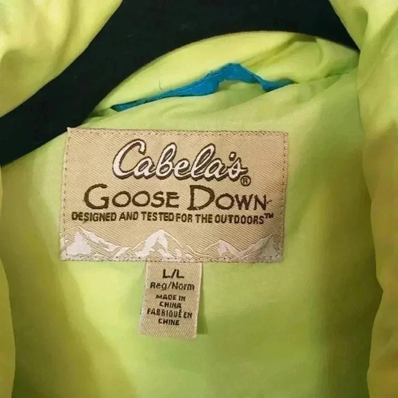Cabela's puffer vest womens size large goose down feather filled - Picture 4 of 5